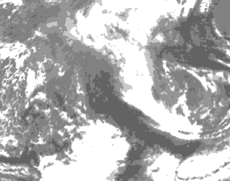 GDPS total cloud 228 hour forecast chart for Canada based on 2026/03/24 0000Z data