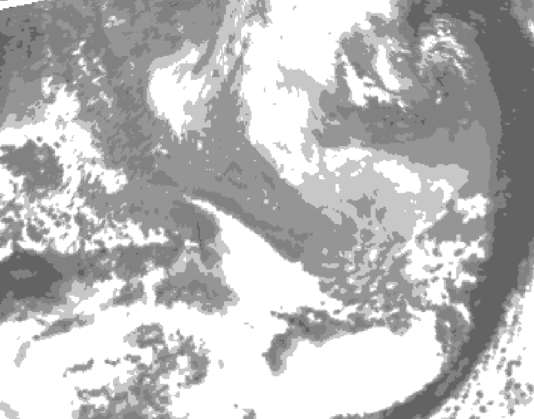GDPS total cloud 108 hour forecast chart for Canada based on 2026/03/24 1200Z data
