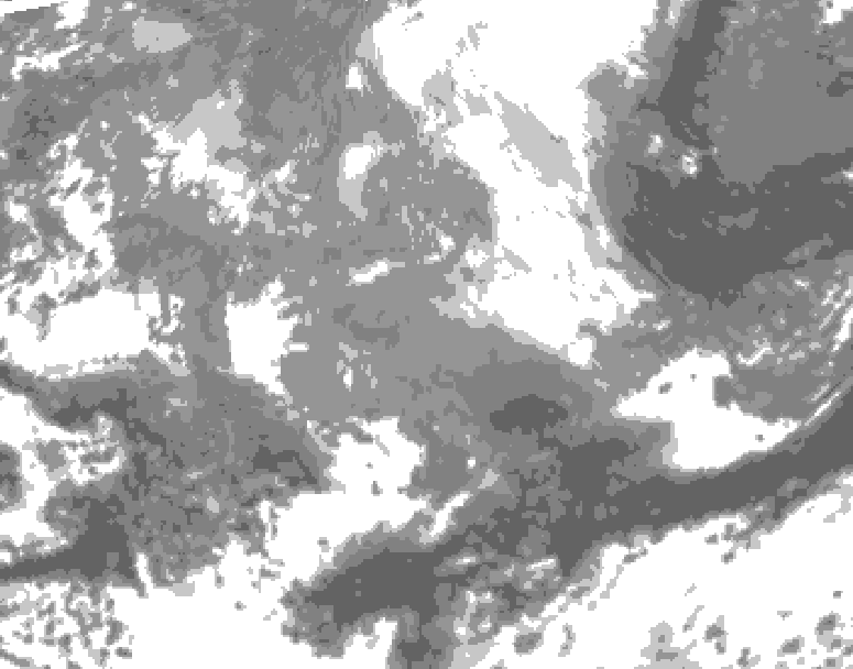 GDPS total cloud 204 hour forecast chart for Canada based on 2026/03/24 1200Z data