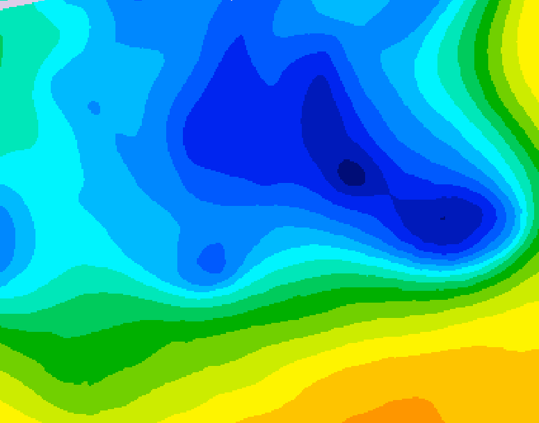 GDPS 500 millibar geopotential height 168 hour forecast chart for Canada based on 2026/03/25 0000Z data