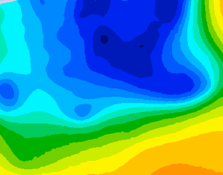 GDPS 500 millibar geopotential height 156 hour forecast chart for Canada based on 2026/03/25 1200Z data