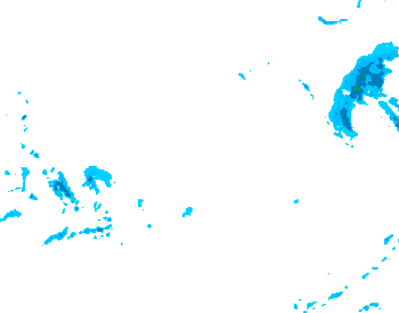 GDPS precipitation 006 hour forecast chart for Canada based on 2026/03/25 0000Z data