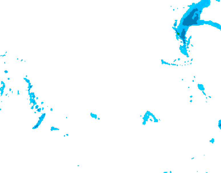 GDPS precipitation 024 hour forecast chart for Canada based on 2026/03/25 0000Z data