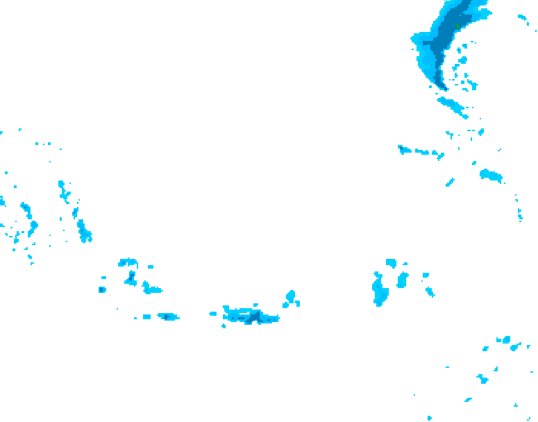 GDPS precipitation 030 hour forecast chart for Canada based on 2026/03/25 0000Z data