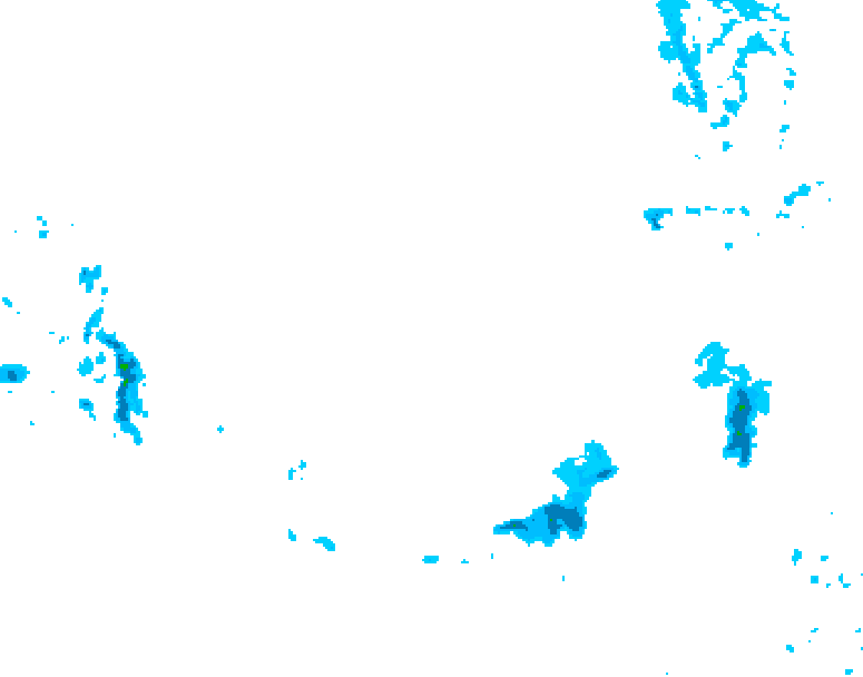 GDPS precipitation 042 hour forecast chart for Canada based on 2026/03/25 0000Z data