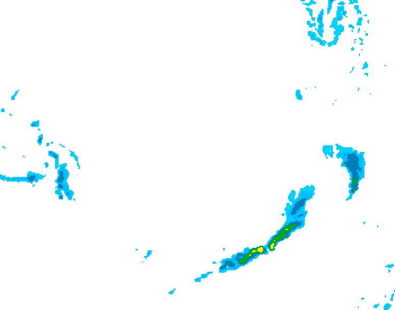 GDPS precipitation 048 hour forecast chart for Canada based on 2026/03/25 0000Z data