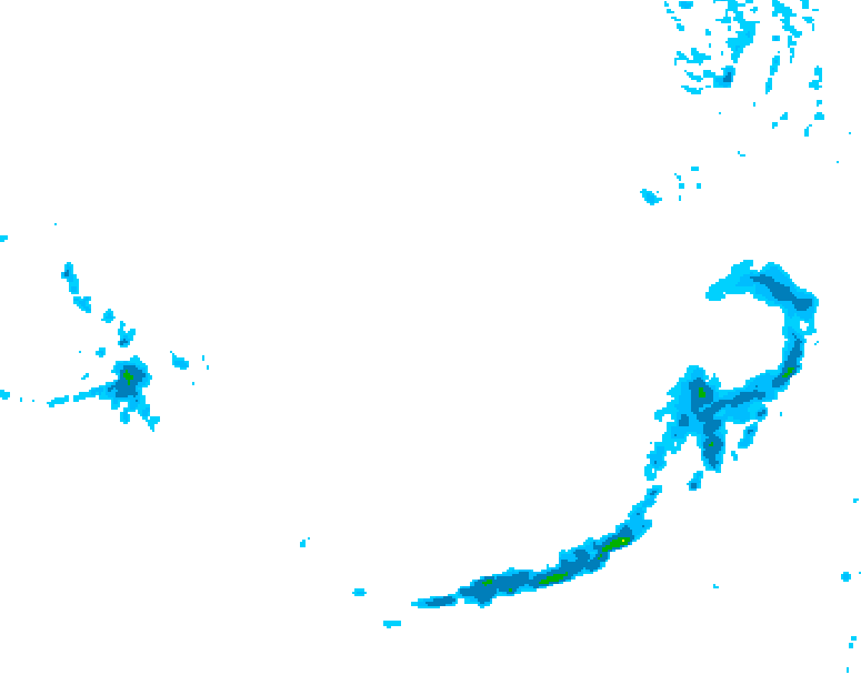 GDPS precipitation 054 hour forecast chart for Canada based on 2026/03/25 0000Z data