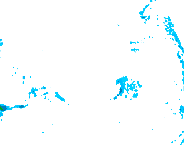 GDPS precipitation 126 hour forecast chart for Canada based on 2026/03/25 0000Z data