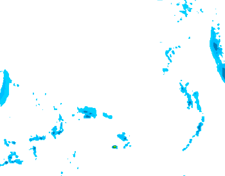 GDPS precipitation 150 hour forecast chart for Canada based on 2026/03/25 0000Z data