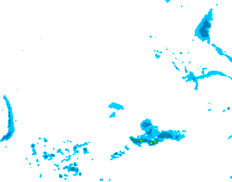 GDPS precipitation 174 hour forecast chart for Canada based on 2026/03/25 0000Z data