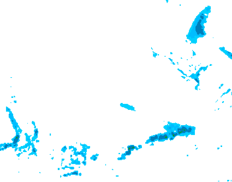 GDPS precipitation 180 hour forecast chart for Canada based on 2026/03/25 0000Z data