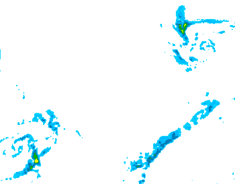 GDPS precipitation 210 hour forecast chart for Canada based on 2026/03/25 0000Z data