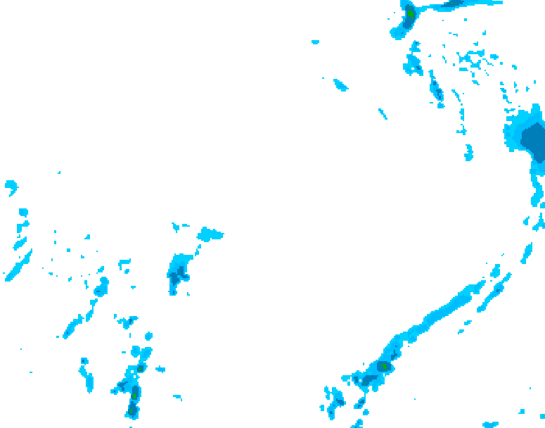GDPS precipitation 228 hour forecast chart for Canada based on 2026/03/25 0000Z data
