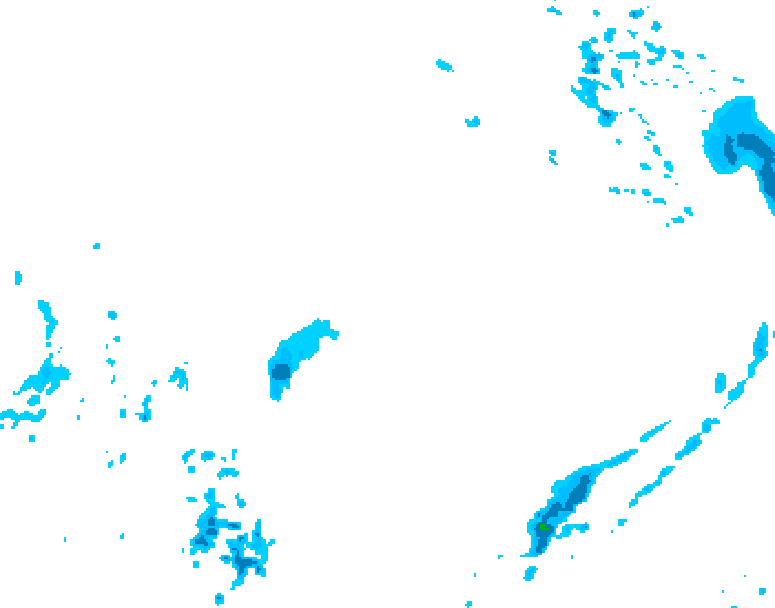 GDPS precipitation 234 hour forecast chart for Canada based on 2026/03/25 0000Z data