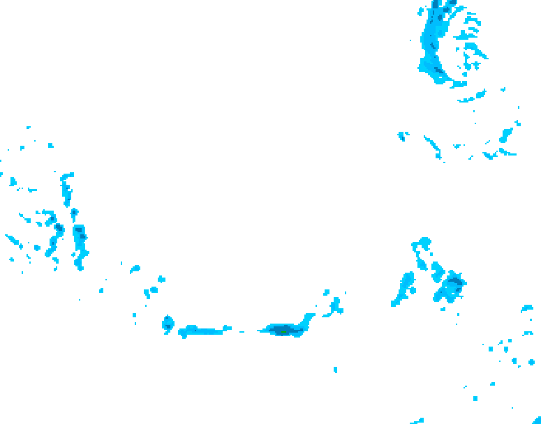 GDPS precipitation 024 hour forecast chart for Canada based on 2026/03/25 1200Z data