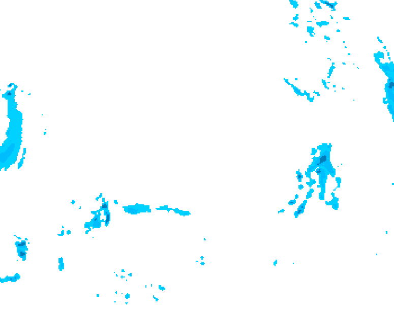 GDPS precipitation 132 hour forecast chart for Canada based on 2026/03/25 1200Z data