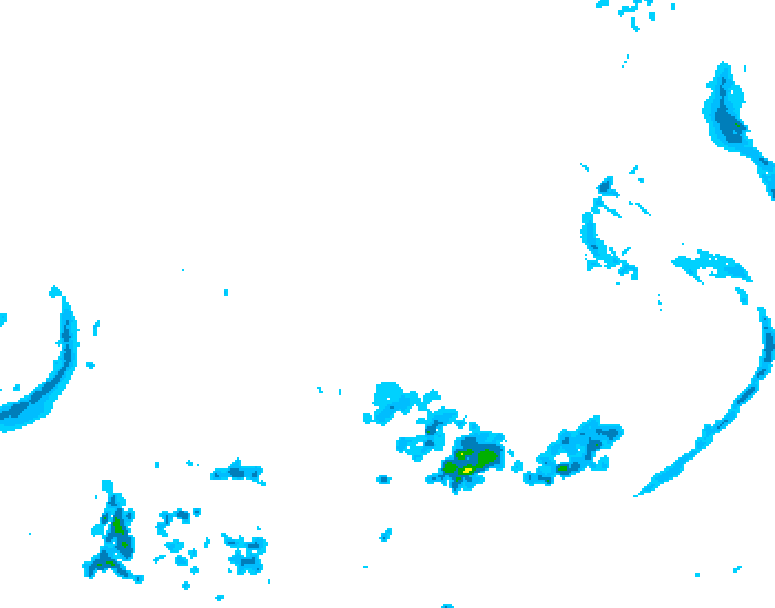 GDPS precipitation 156 hour forecast chart for Canada based on 2026/03/25 1200Z data