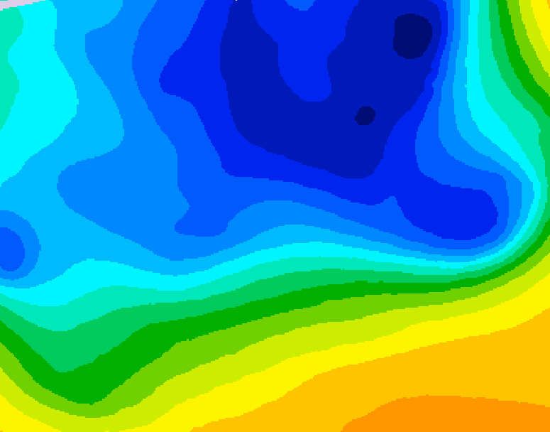 GDPS 500 millibar geopotential height 144 hour forecast chart for Canada based on 2026/03/26 0000Z data