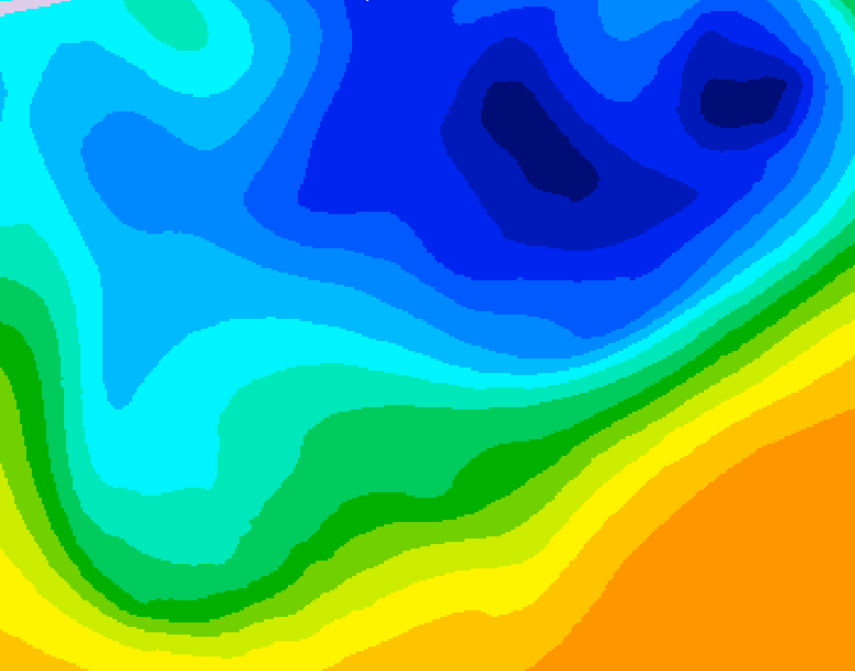 GDPS 500 millibar geopotential height 192 hour forecast chart for Canada based on 2026/03/26 0000Z data