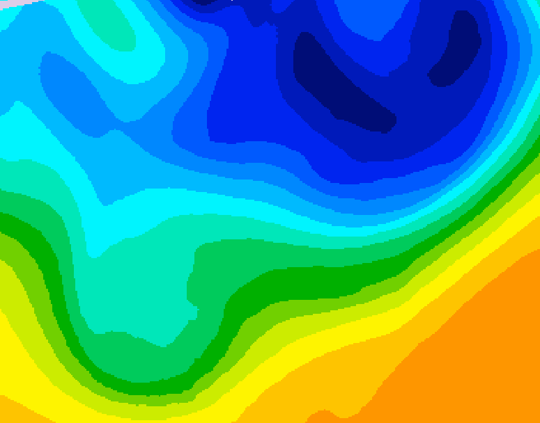 GDPS 500 millibar geopotential height 204 hour forecast chart for Canada based on 2026/03/26 0000Z data