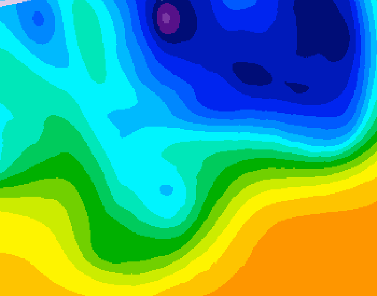 GDPS 500 millibar geopotential height 234 hour forecast chart for Canada based on 2026/03/26 0000Z data