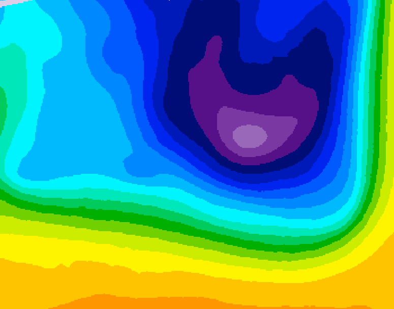 GDPS 500 millibar geopotential height 066 hour forecast chart for Canada based on 2026/03/26 1200Z data