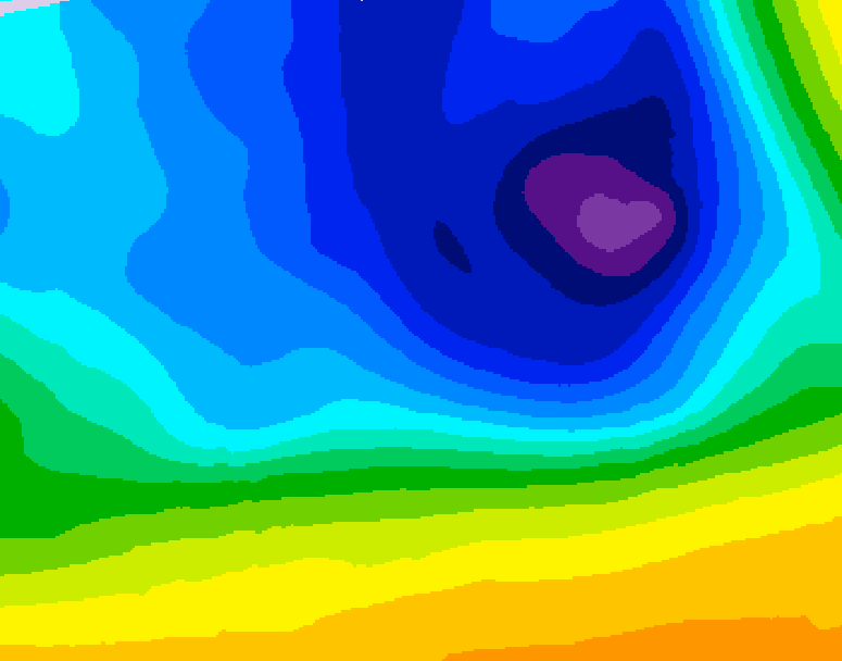 GDPS 500 millibar geopotential height 108 hour forecast chart for Canada based on 2026/03/26 1200Z data