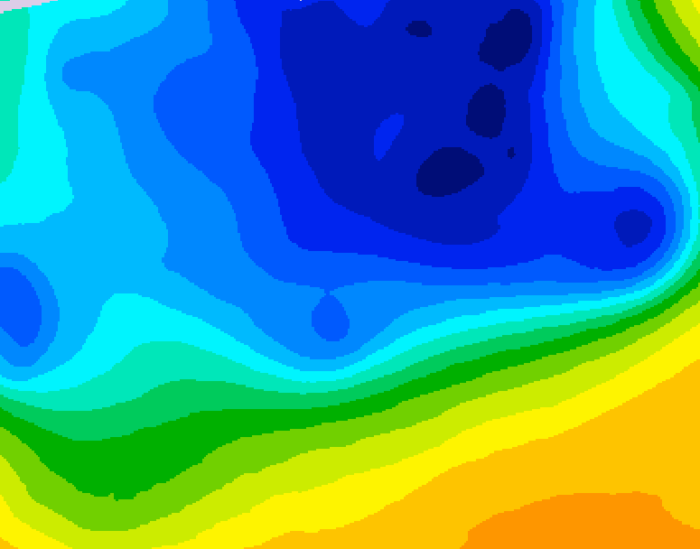 GDPS 500 millibar geopotential height 138 hour forecast chart for Canada based on 2026/03/26 1200Z data