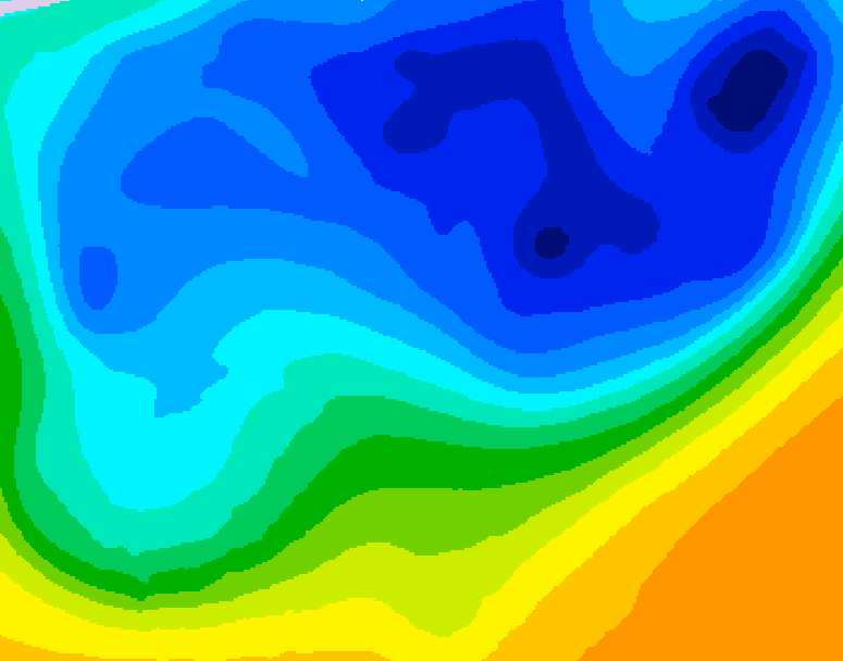 GDPS 500 millibar geopotential height 180 hour forecast chart for Canada based on 2026/03/26 1200Z data