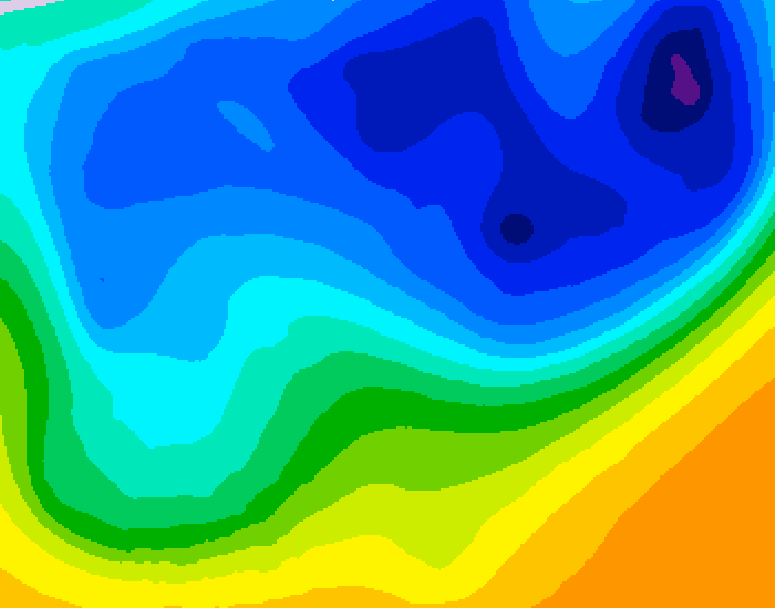 GDPS 500 millibar geopotential height 186 hour forecast chart for Canada based on 2026/03/26 1200Z data