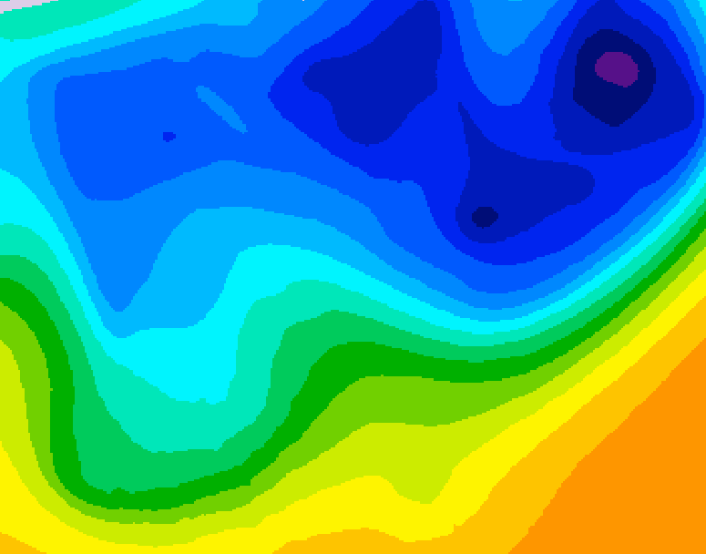 GDPS 500 millibar geopotential height 192 hour forecast chart for Canada based on 2026/03/26 1200Z data