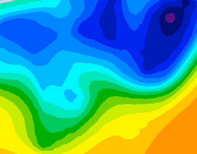 GDPS 500 millibar geopotential height 204 hour forecast chart for Canada based on 2026/03/26 1200Z data