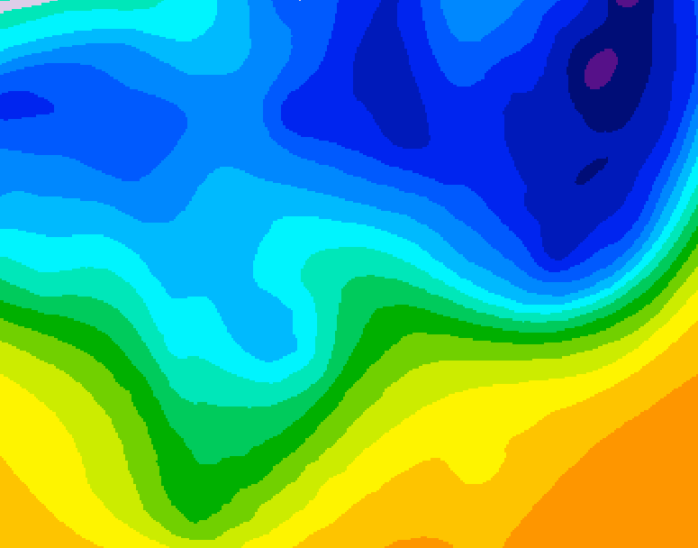 GDPS 500 millibar geopotential height 210 hour forecast chart for Canada based on 2026/03/26 1200Z data