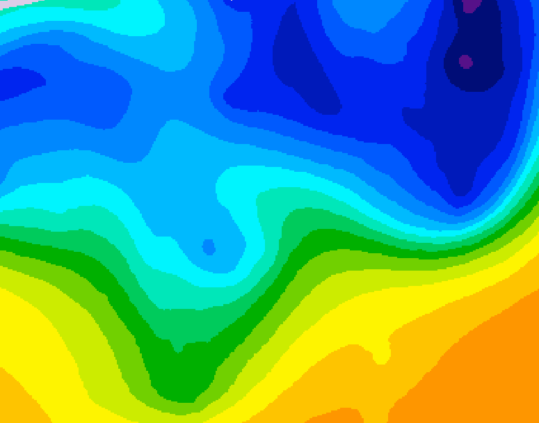 GDPS 500 millibar geopotential height 216 hour forecast chart for Canada based on 2026/03/26 1200Z data