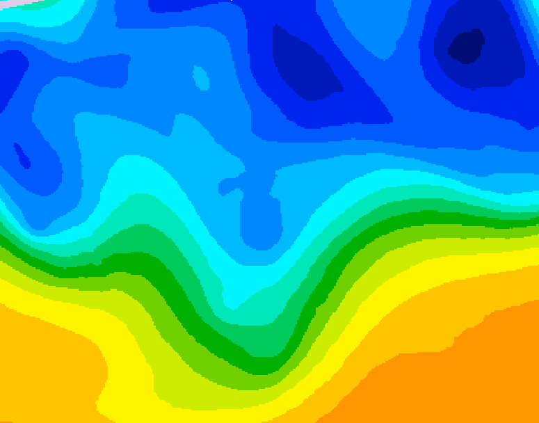 GDPS 500 millibar geopotential height 240 hour forecast chart for Canada based on 2026/03/26 1200Z data