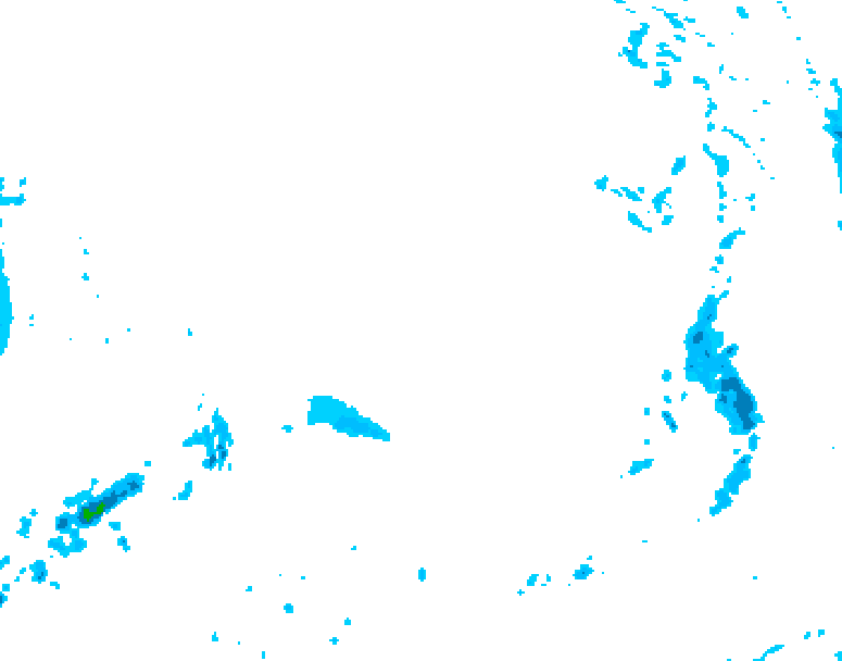 GDPS precipitation 120 hour forecast chart for Canada based on 2026/03/26 0000Z data