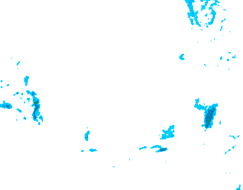 GDPS precipitation 006 hour forecast chart for Canada based on 2026/03/26 1200Z data