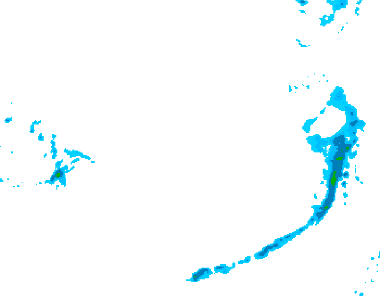 GDPS precipitation 024 hour forecast chart for Canada based on 2026/03/26 1200Z data