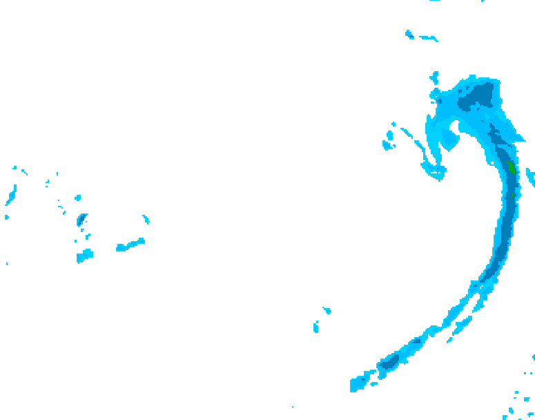 GDPS precipitation 036 hour forecast chart for Canada based on 2026/03/26 1200Z data