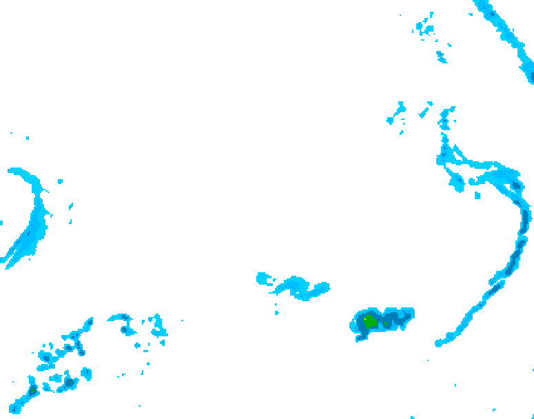 GDPS precipitation 126 hour forecast chart for Canada based on 2026/03/26 1200Z data