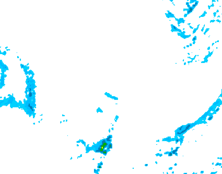 GDPS precipitation 216 hour forecast chart for Canada based on 2026/03/26 1200Z data