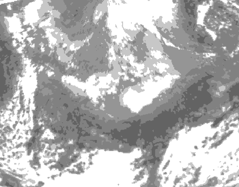 GDPS total cloud 192 hour forecast chart for Canada based on 2026/03/26 0000Z data