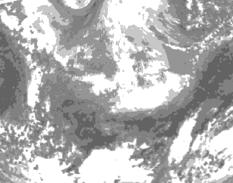 GDPS total cloud 204 hour forecast chart for Canada based on 2026/03/26 0000Z data