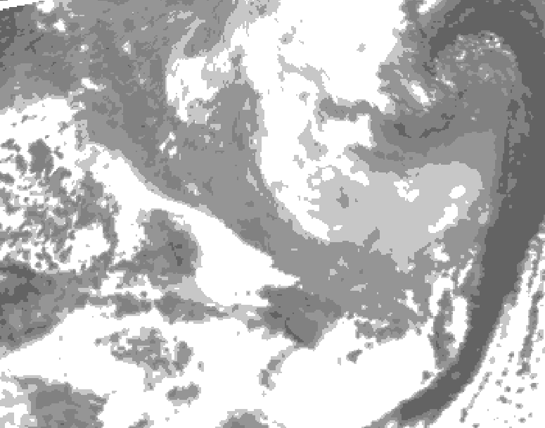 GDPS total cloud 054 hour forecast chart for Canada based on 2026/03/26 1200Z data