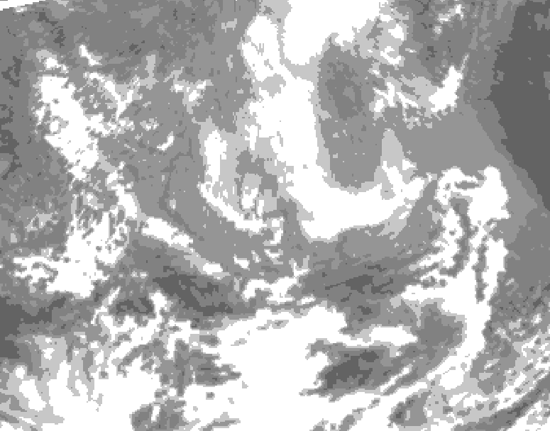 GDPS total cloud 090 hour forecast chart for Canada based on 2026/03/26 1200Z data