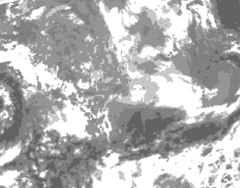 GDPS total cloud 138 hour forecast chart for Canada based on 2026/03/26 1200Z data