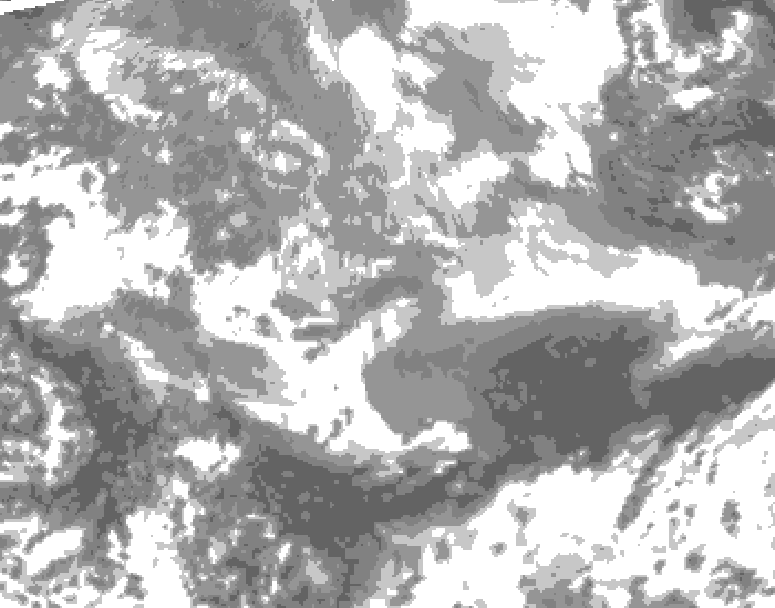 GDPS total cloud 150 hour forecast chart for Canada based on 2026/03/26 1200Z data