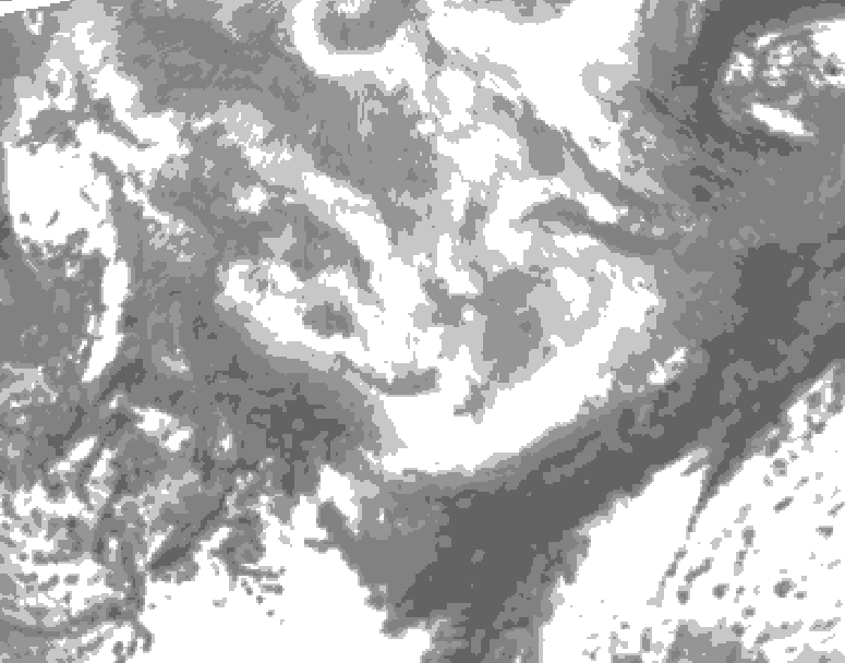 GDPS total cloud 174 hour forecast chart for Canada based on 2026/03/26 1200Z data