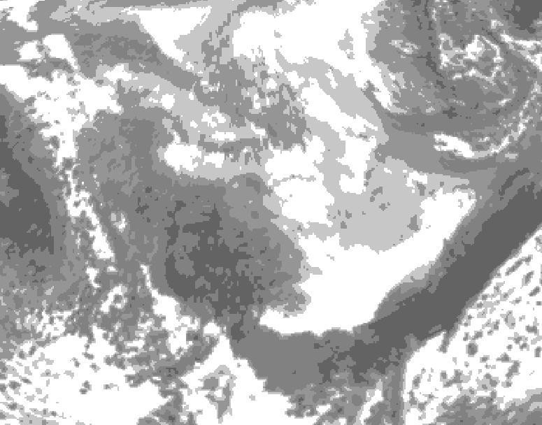 GDPS total cloud 198 hour forecast chart for Canada based on 2026/03/26 1200Z data