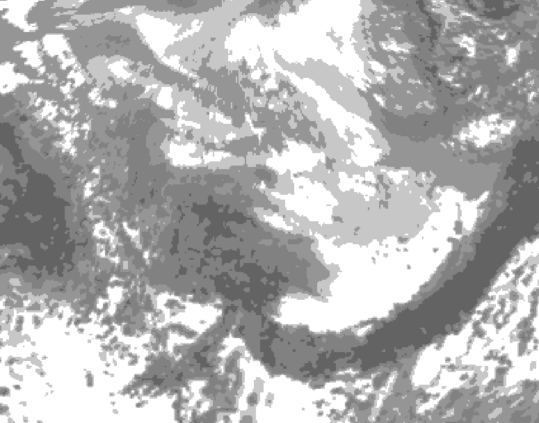 GDPS total cloud 204 hour forecast chart for Canada based on 2026/03/26 1200Z data